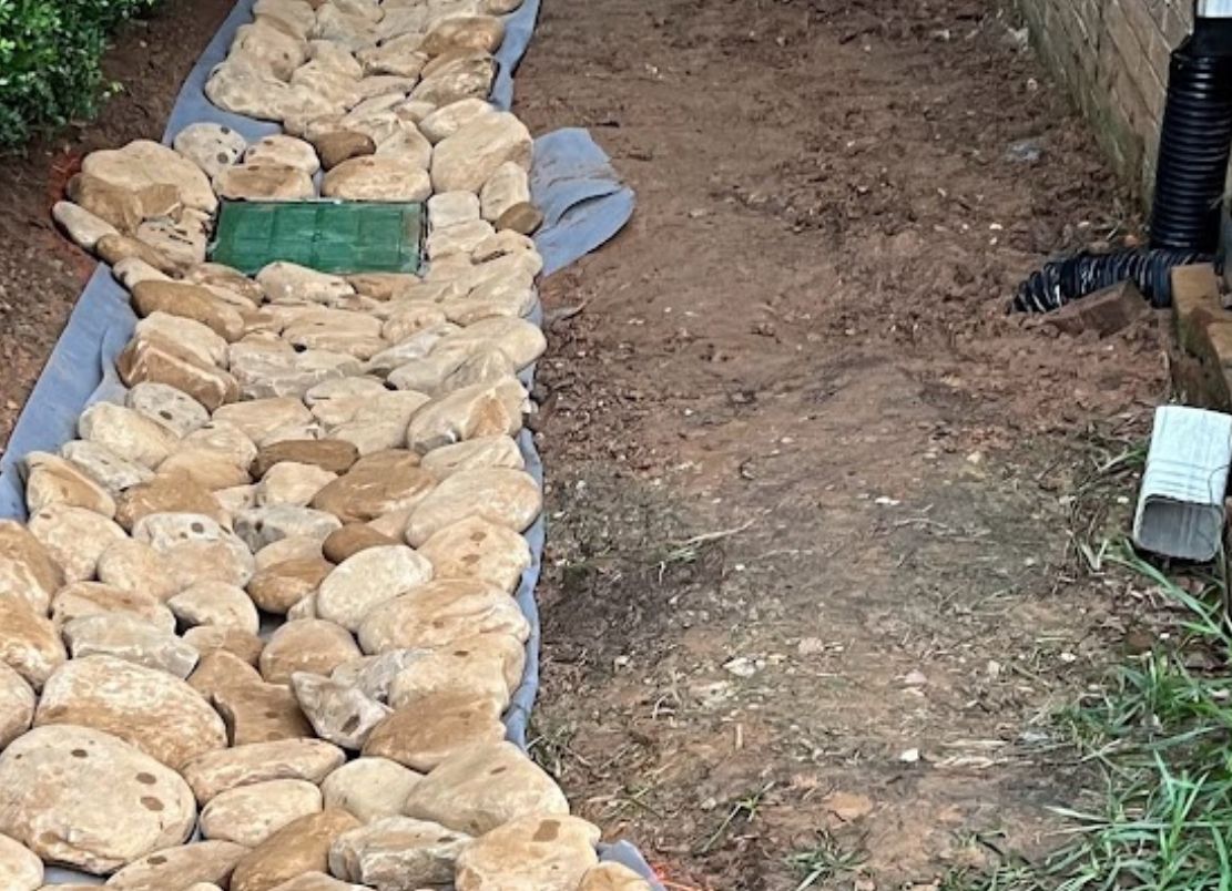 Grading Dry Creek Beds Sump Integration